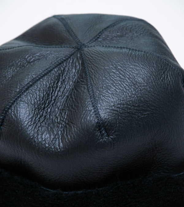 Conkers 'Liberty Cap' (Black Curly Merino Sheepskin)