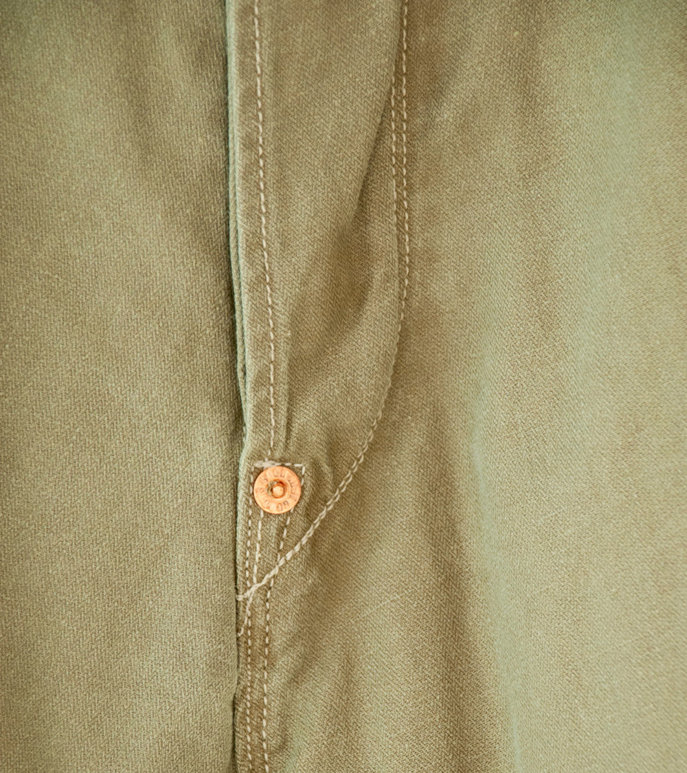 Niceness 'H.SHARKY Vintage Treated Herringbone Twist Jeans' (Khaki)