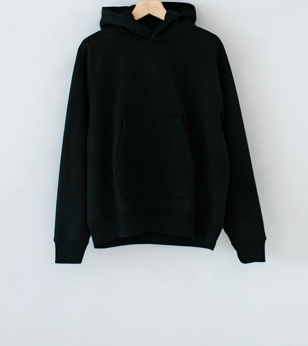 Lady White Co 'Wool Super Weighted Hoodie' (Black)