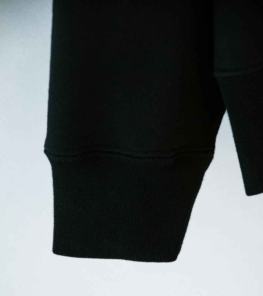 Lady White Co 'Wool Super Weighted Hoodie' (Black)