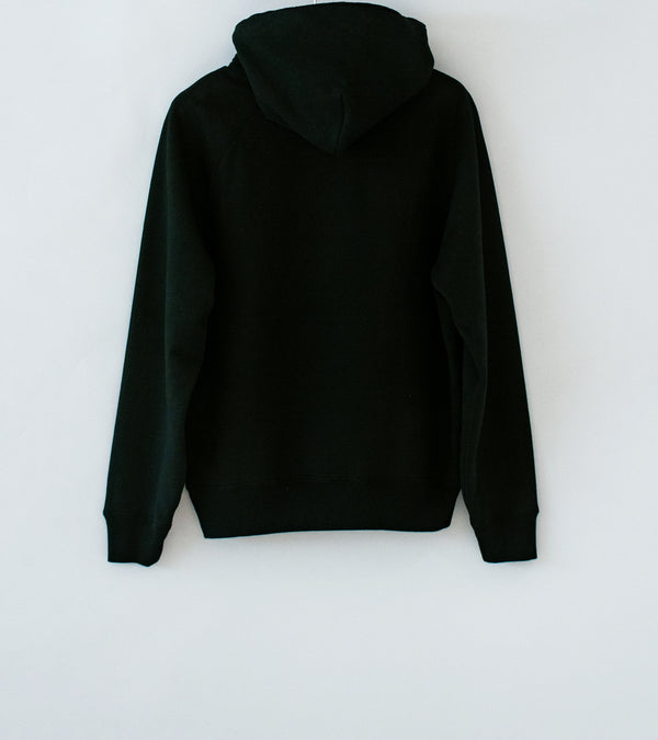 Lady White Co 'Wool Super Weighted Hoodie' (Black)