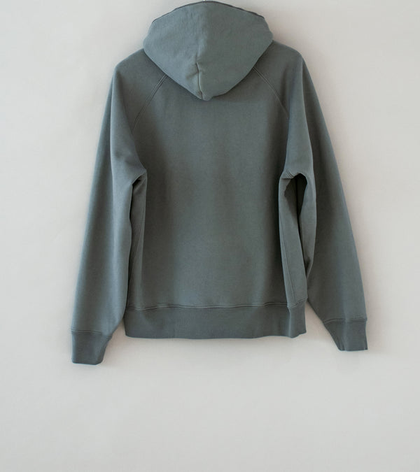 Lady White Co 'Wool Super Weighted Hoodie' (Kelp)