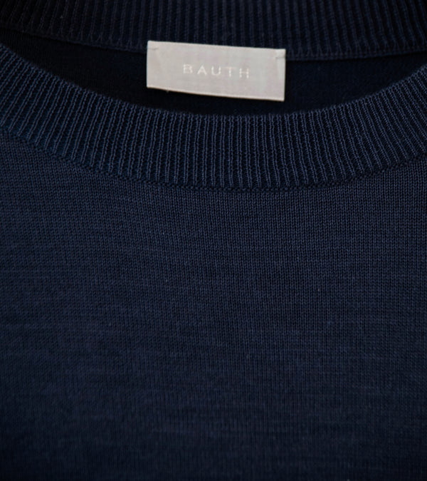 Bauth 'Silk Wool Knit' (Navy)