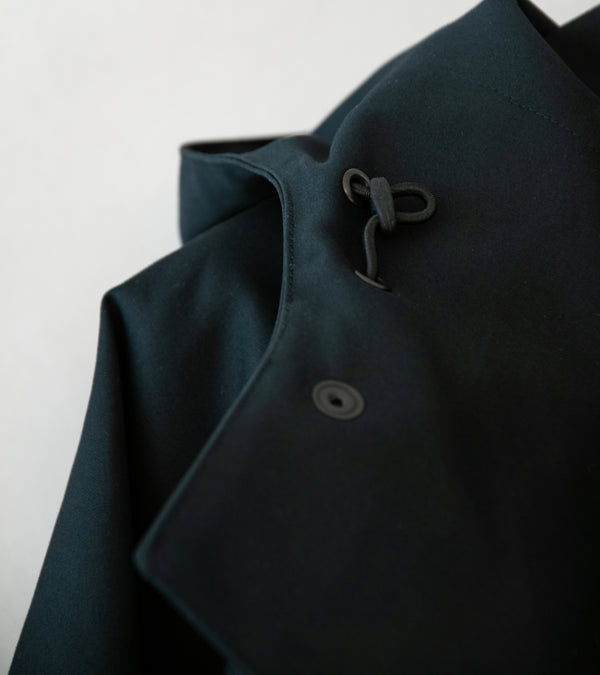 Auralee 'High Density Bonded Cotton Gabardine Blouson' (Dark Navy)