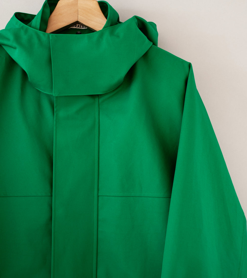 Auralee 'High Density Bonded Cotton Gabardine Blouson' (Green)