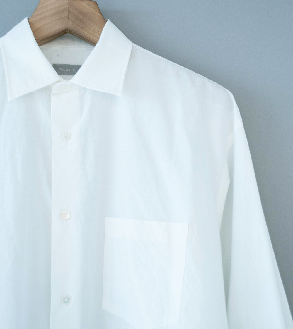 Bauth 'Cotton Silk Broad Shirt' (Off White)