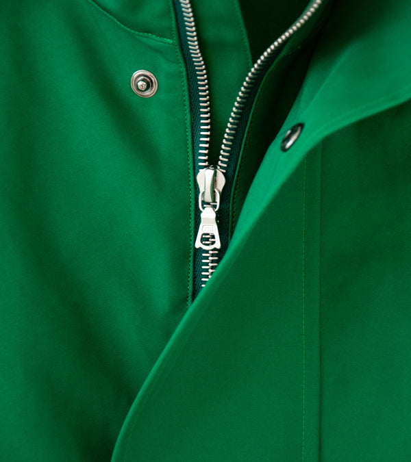 Auralee 'High Density Bonded Cotton Gabardine Blouson' (Green)