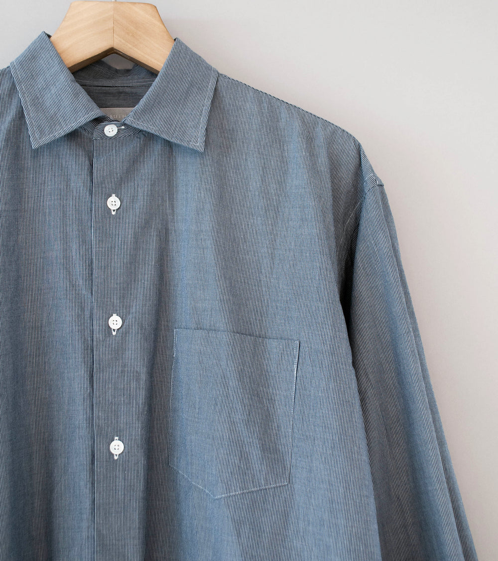 Bauth 'Cotton Stripe Shirt' (Blue Stripe)