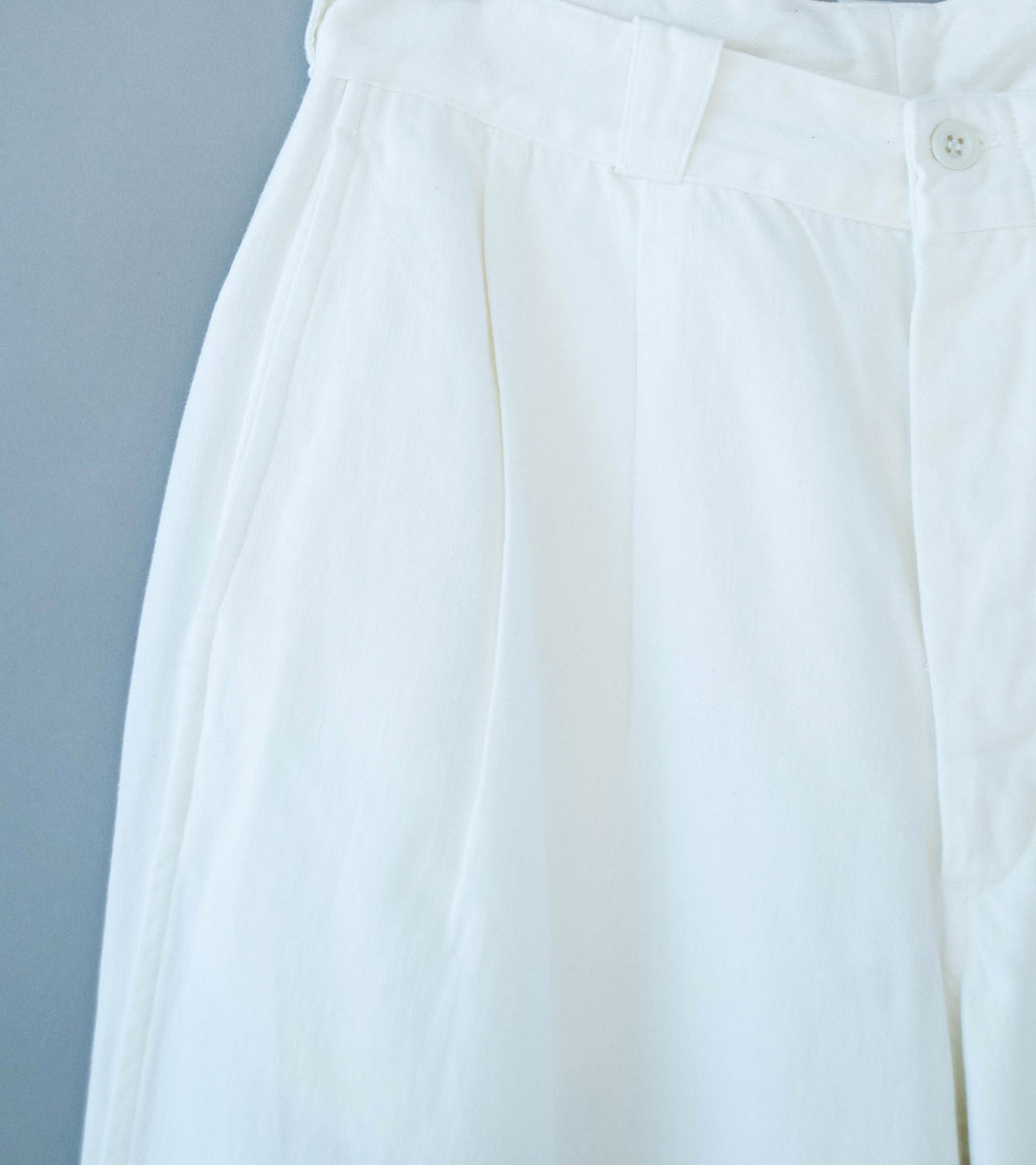 Bauth 'Satin Military Pants' (Off White)