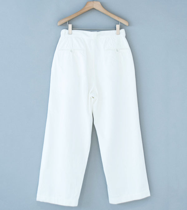 Bauth 'Satin Military Pants' (Off White)