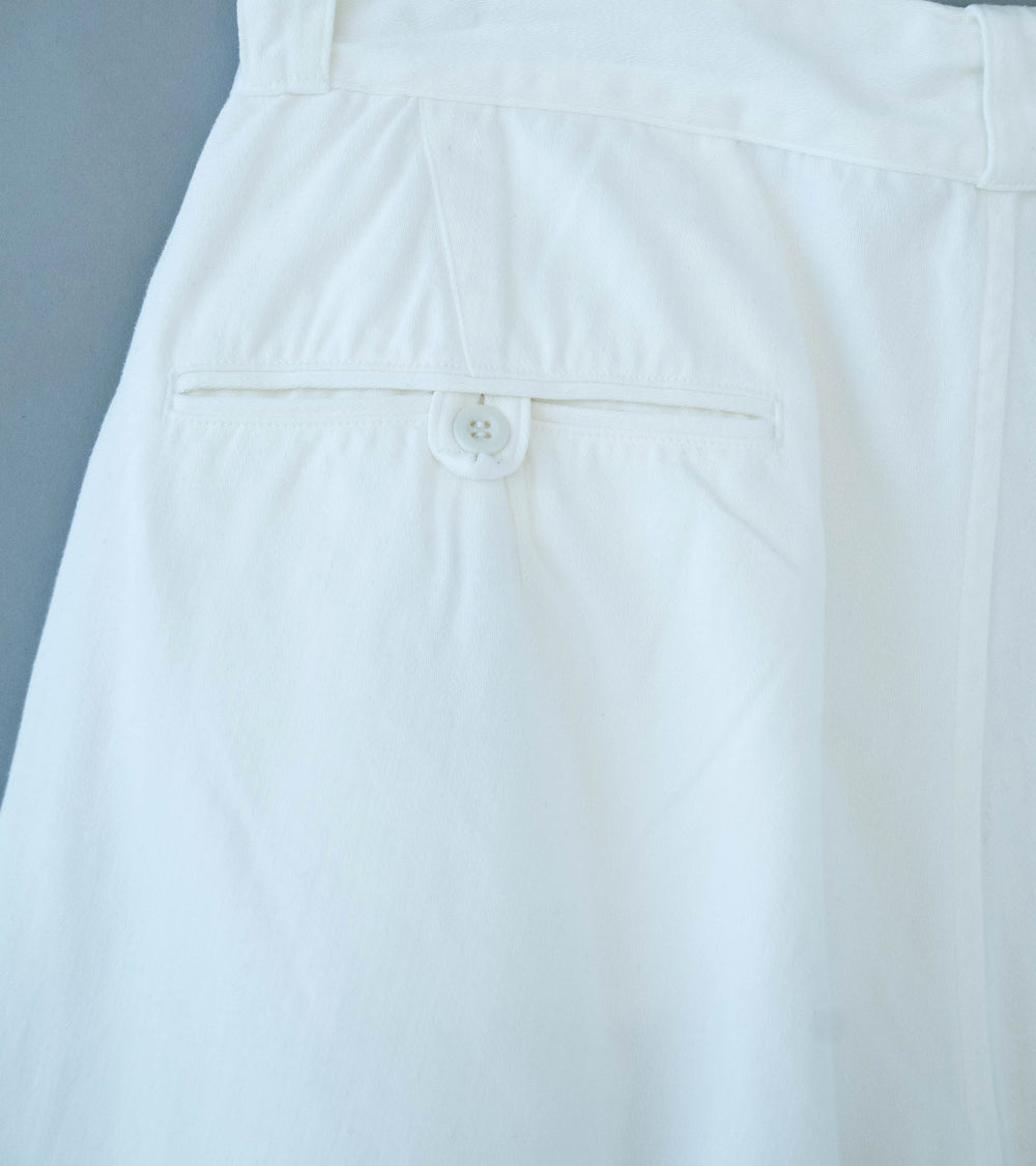 Bauth 'Satin Military Pants' (Off White)