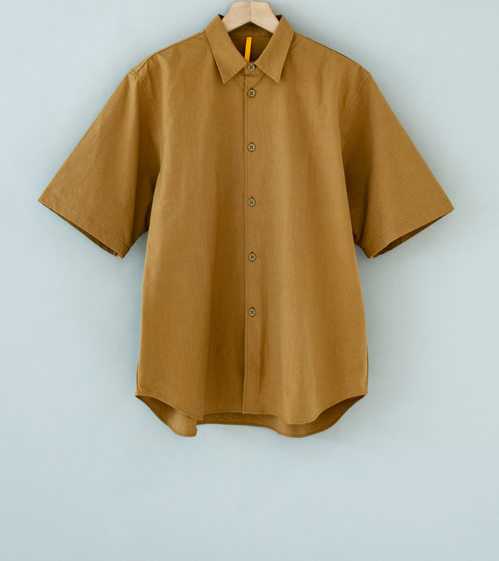 MAN-TLE 'R18 S9 S/S Weather Shirt (Tan Weather Cloth)