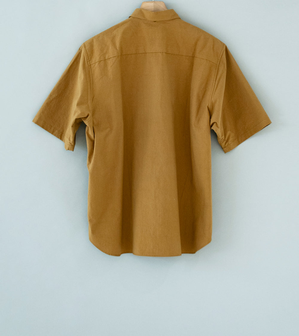 MAN-TLE 'R18 S9 S/S Weather Shirt (Tan Weather Cloth)