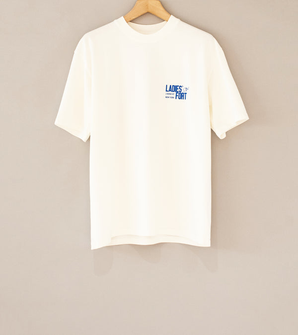 Book Works 'Ladies Fort Tee' (Off White)