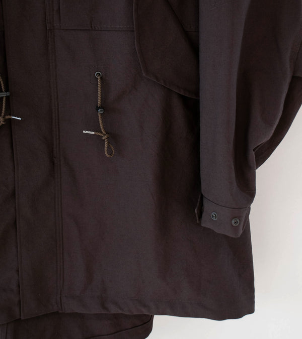 Product Twelve 'High Count Wool Field Coat' (Brown)