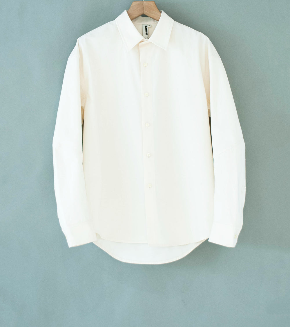 Greg Laboratory 'Adaptable Standard Heavy Button Up' (Off-White)