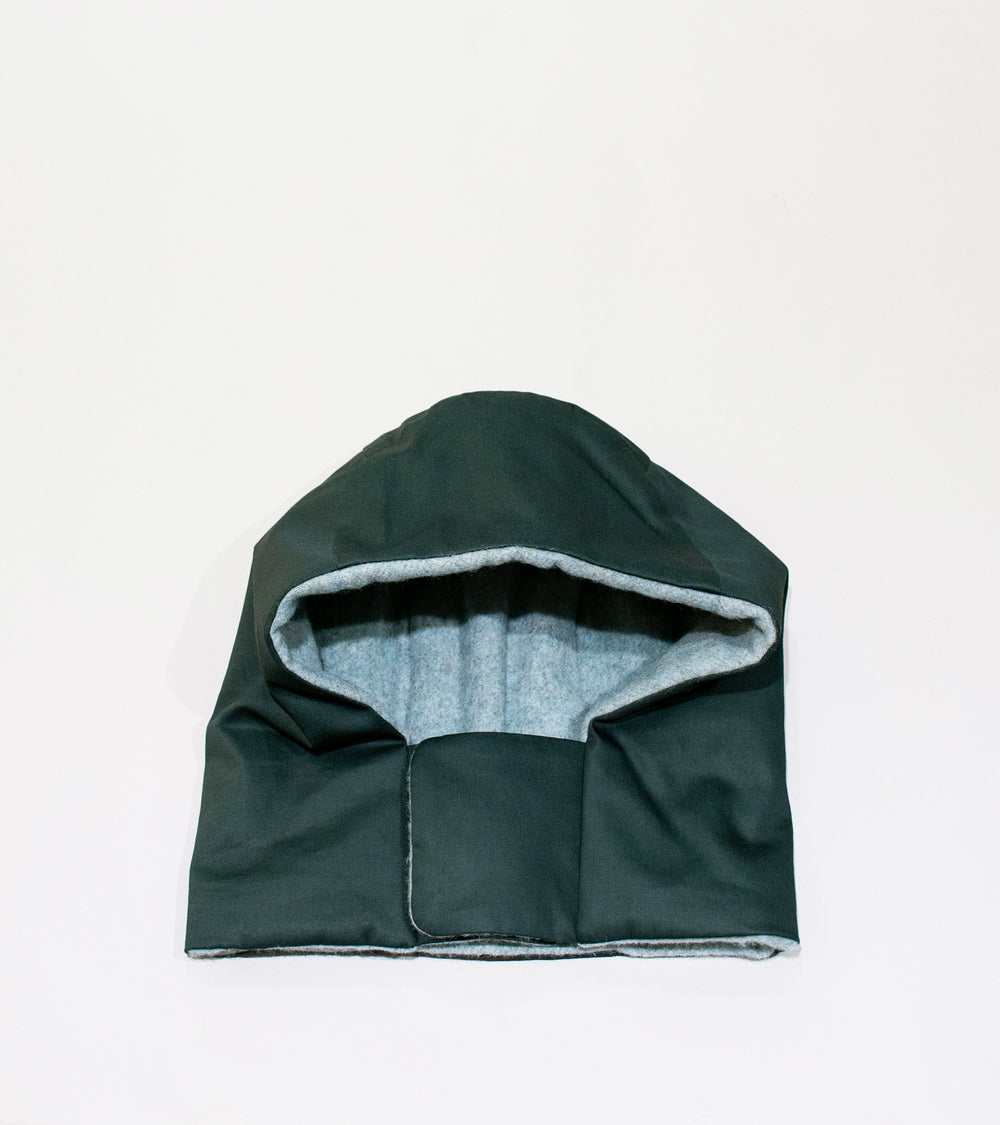 Seya 'Wool Quilted Hood' (Japanese Iron Dense Cotton Twill)