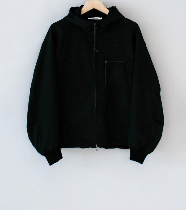 Product Twelve 'High Count Wool Ripstop Jacket' (Black)