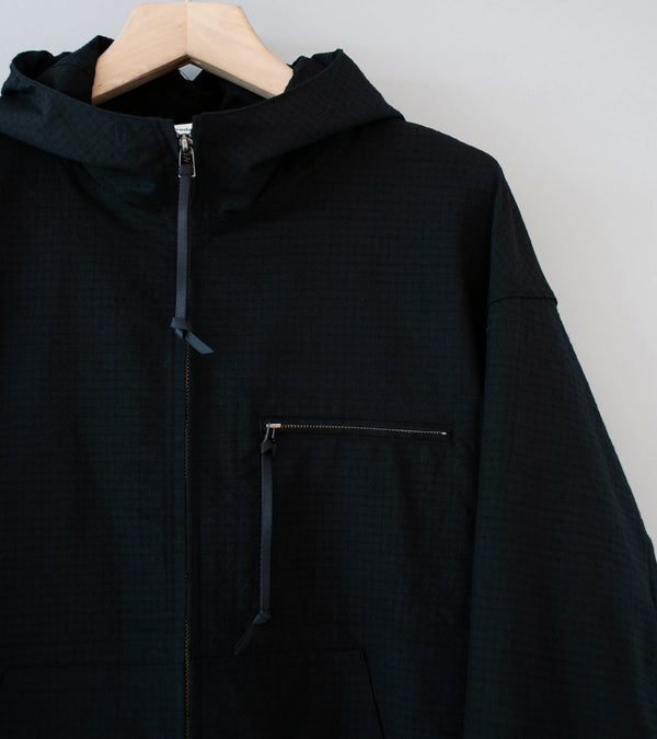Product Twelve 'High Count Wool Ripstop Jacket' (Black)