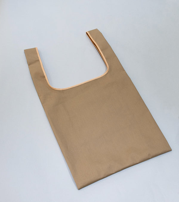 Seya 'Mac Shopping Bag with Leather Piping' (Sand)