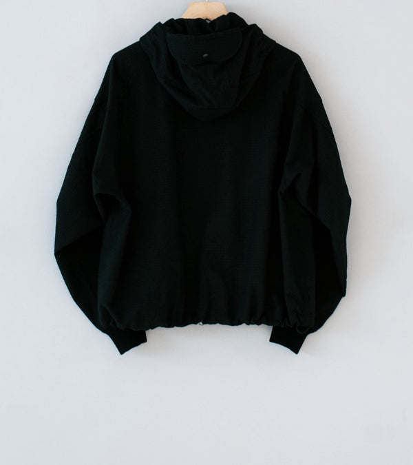 Product Twelve 'High Count Wool Ripstop Jacket' (Black)