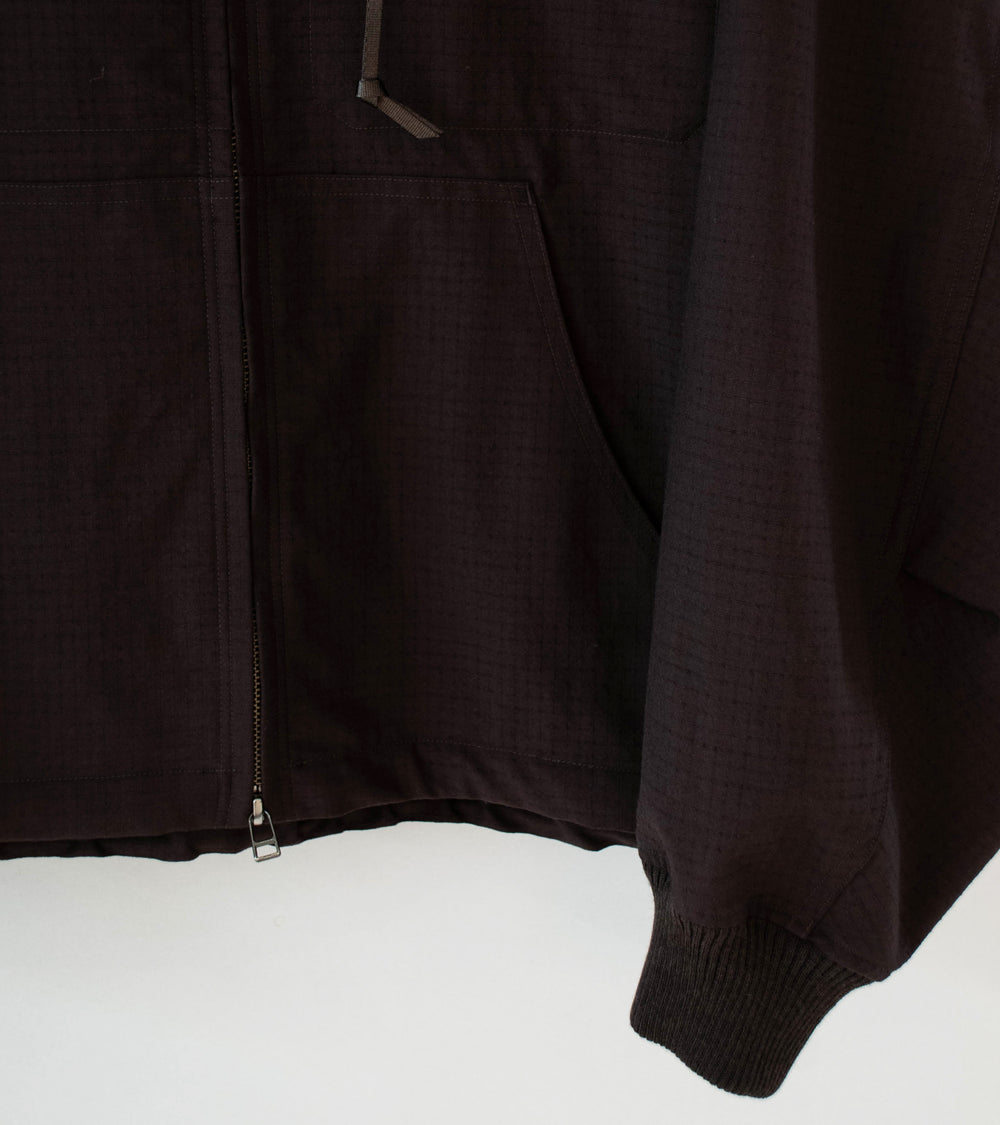Product Twelve 'High Count Wool Ripstop Jacket' (Brown)
