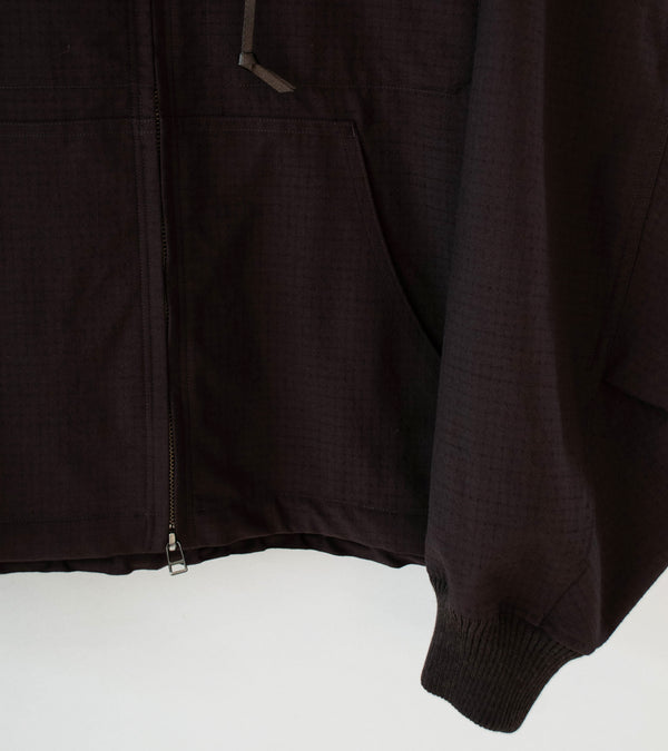 Product Twelve 'High Count Wool Ripstop Jacket' (Brown)