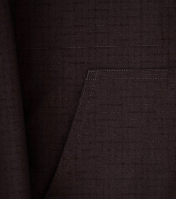 Product Twelve 'High Count Wool Ripstop Jacket' (Brown)