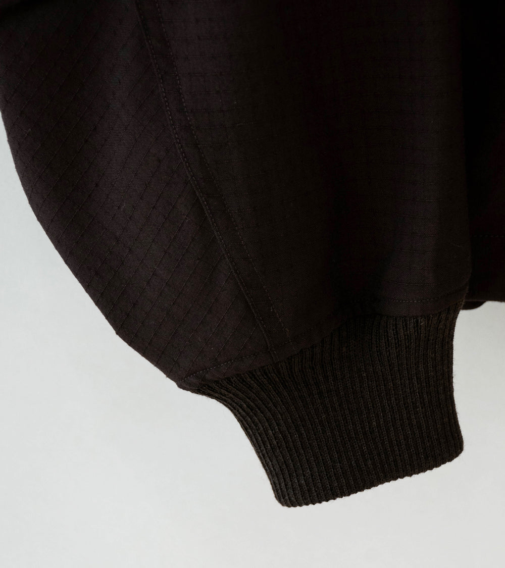 Product Twelve 'High Count Wool Ripstop Jacket' (Brown)