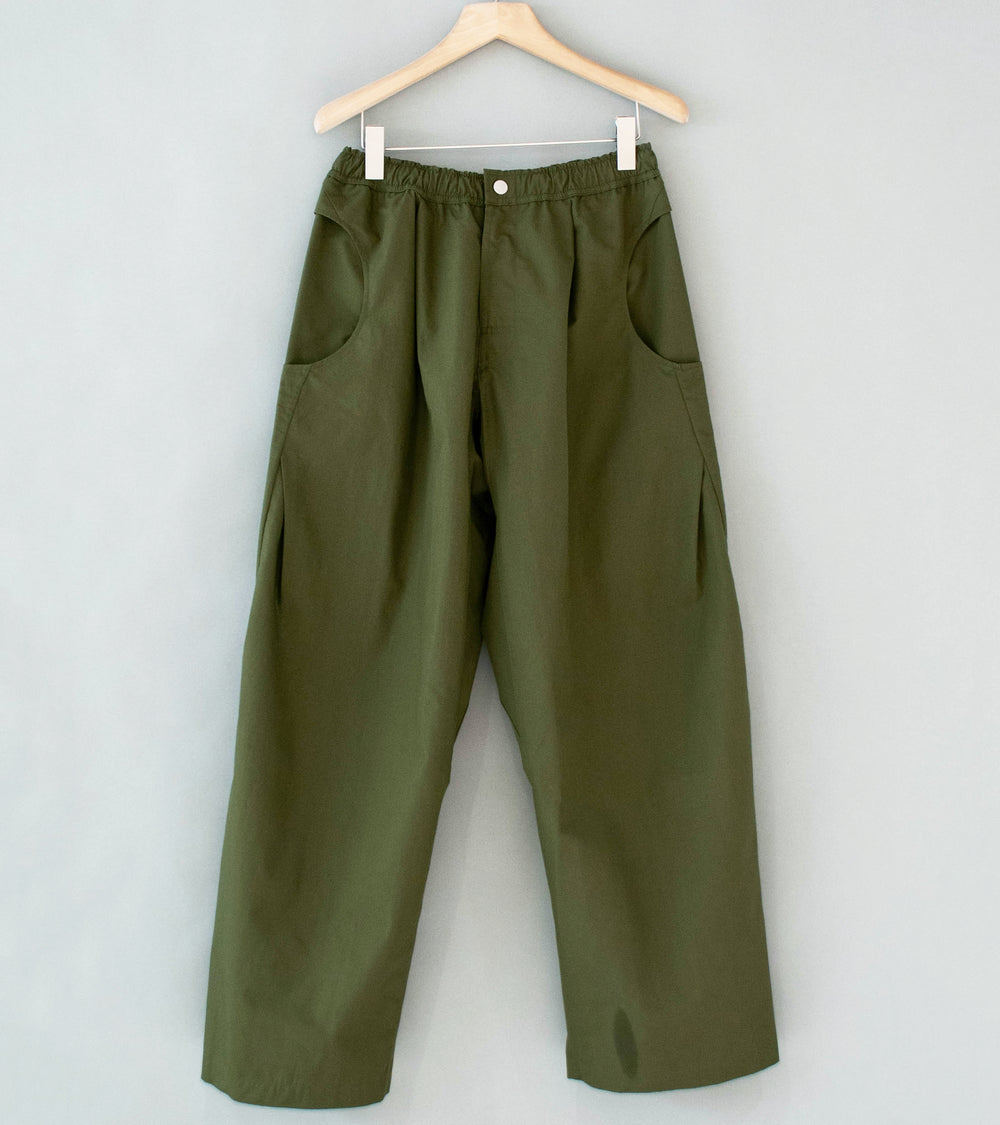 Greg Laboratory 'Permanent Concept Standard Pant' (Army Green)