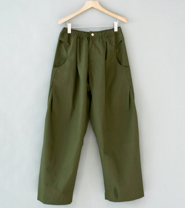 Greg Laboratory 'Permanent Concept Standard Pant' (Army Green)