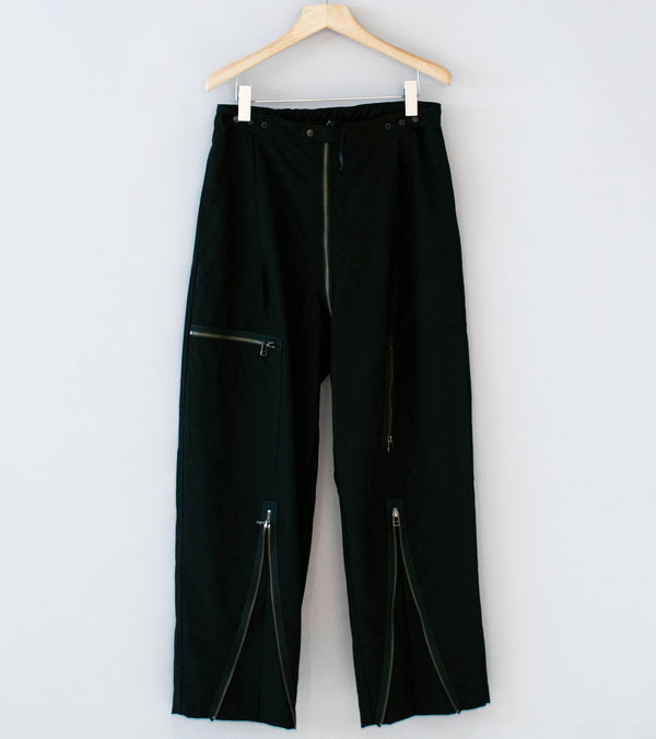 Product Twelve 'High Count Wool Flight Pants' (Black)