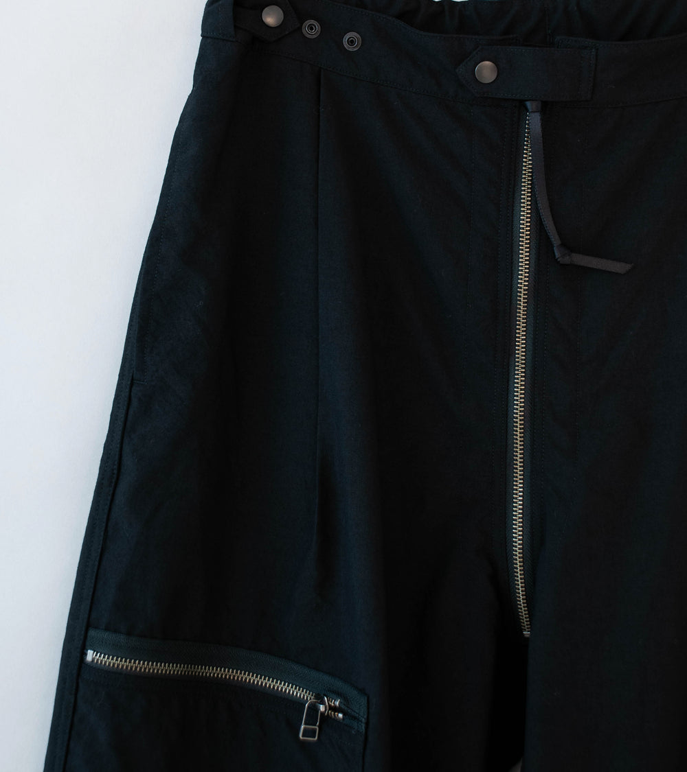 Product Twelve 'High Count Wool Flight Pants' (Black)