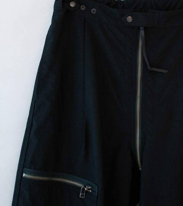 Product Twelve 'High Count Wool Flight Pants' (Black)