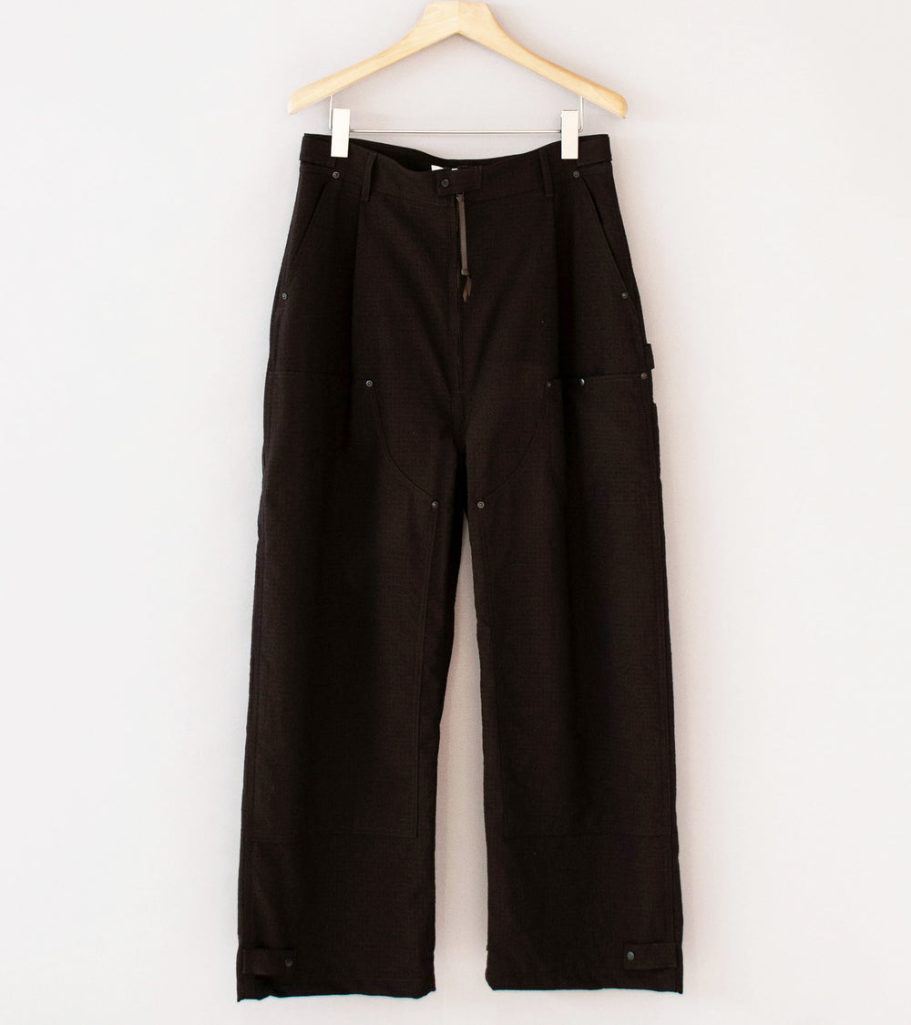 Product Twelve 'High Count Wool Ripstop Pants' (Brown)