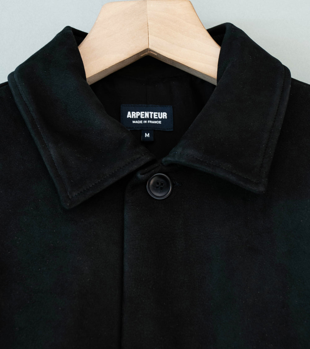 Arpenteur 'Sigma Suede Jacket' (Black Lambskin Suede)