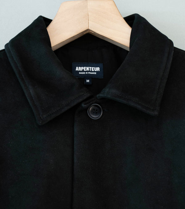 Arpenteur 'Sigma Suede Jacket' (Black Lambskin Suede)