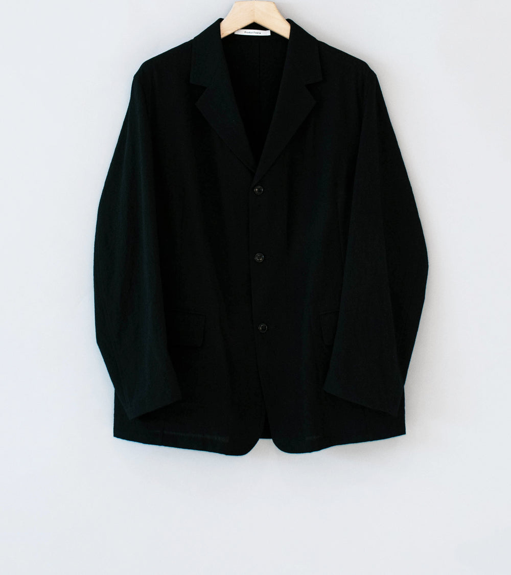 Product Twelve 'Techno Wool Work Jacket' (Black)