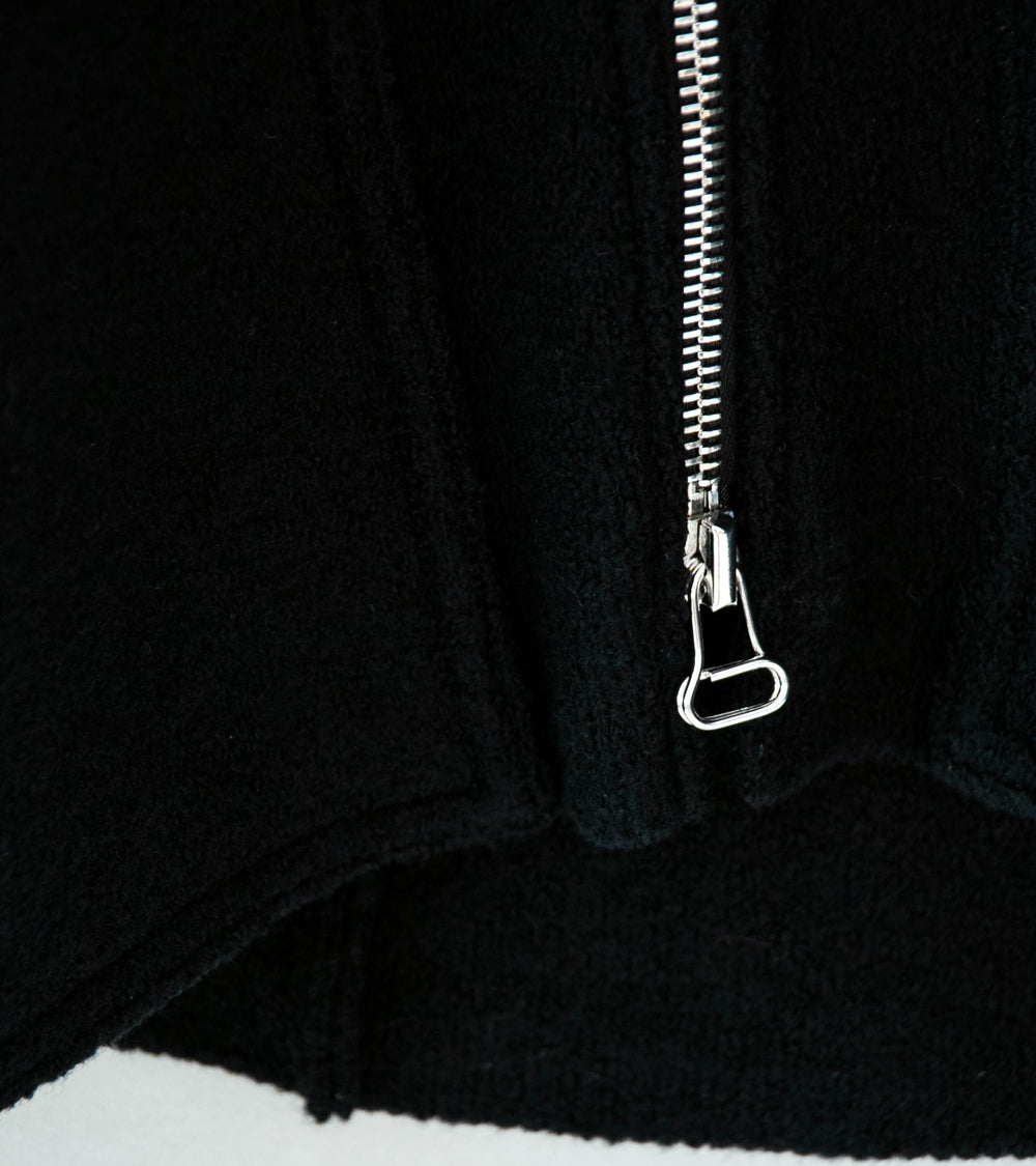 Arpenteur 'Linea Zip Sweater' (Black Felted Wool)