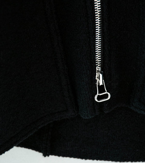 Arpenteur 'Linea Zip Sweater' (Black Felted Wool)