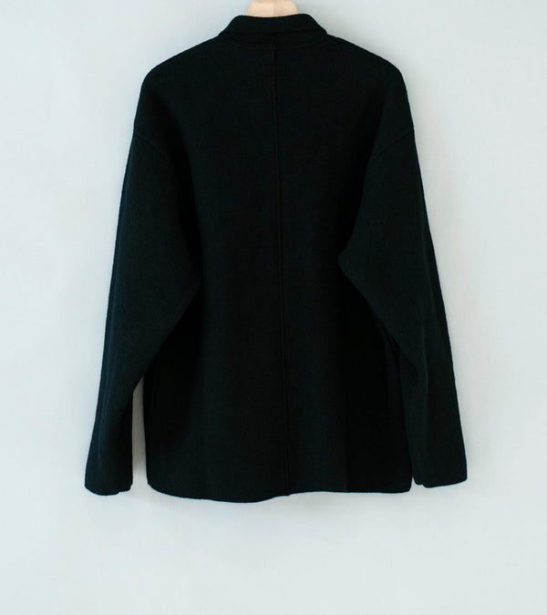 Arpenteur 'Linea Zip Sweater' (Black Felted Wool)