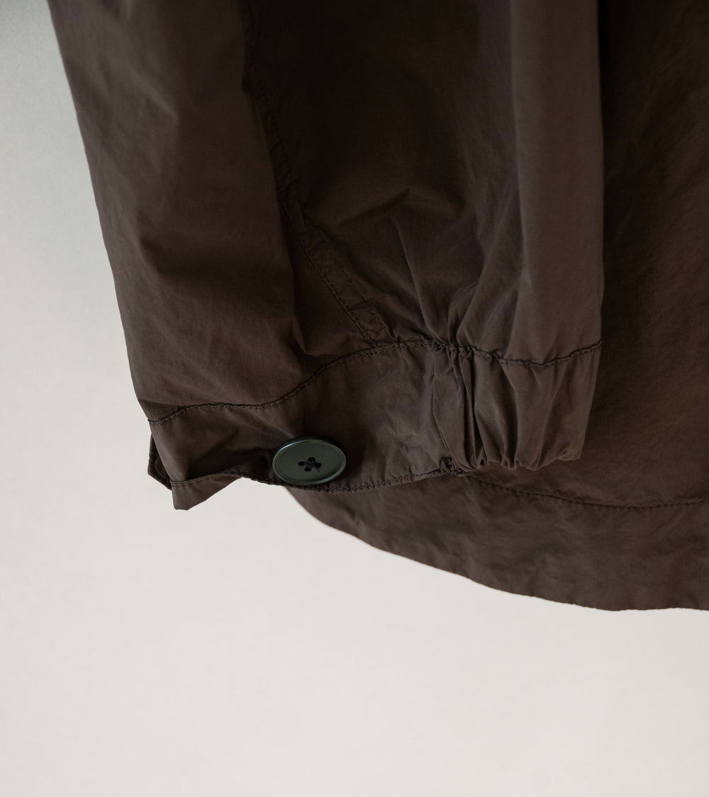 Aton 'Short Mods Coat' (Brown Air Weather Cloth)