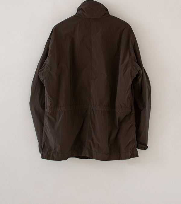 ATON short mods coat 4 ブラウン　最終 Aton 'Short Mods Coat' (Brown Air Weather Cloth) – C'H'C'M'