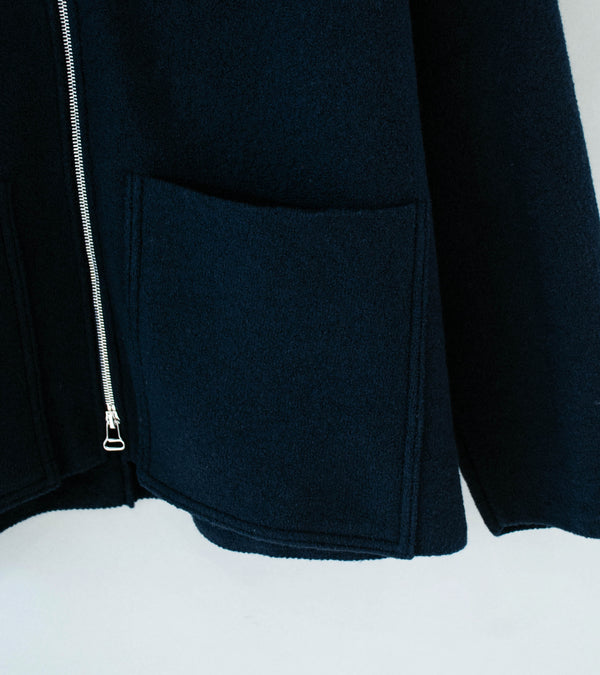 Arpenteur 'Linea Zip Sweater' (Midnight Felted Wool)