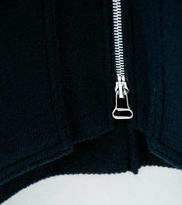 Arpenteur 'Linea Zip Sweater' (Midnight Felted Wool)