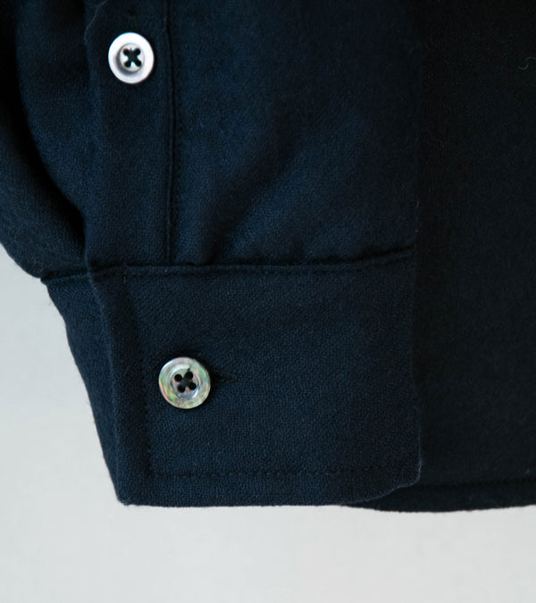 Arpenteur 'Twin Quilted Shirt' (Midnight Wool Flannel)