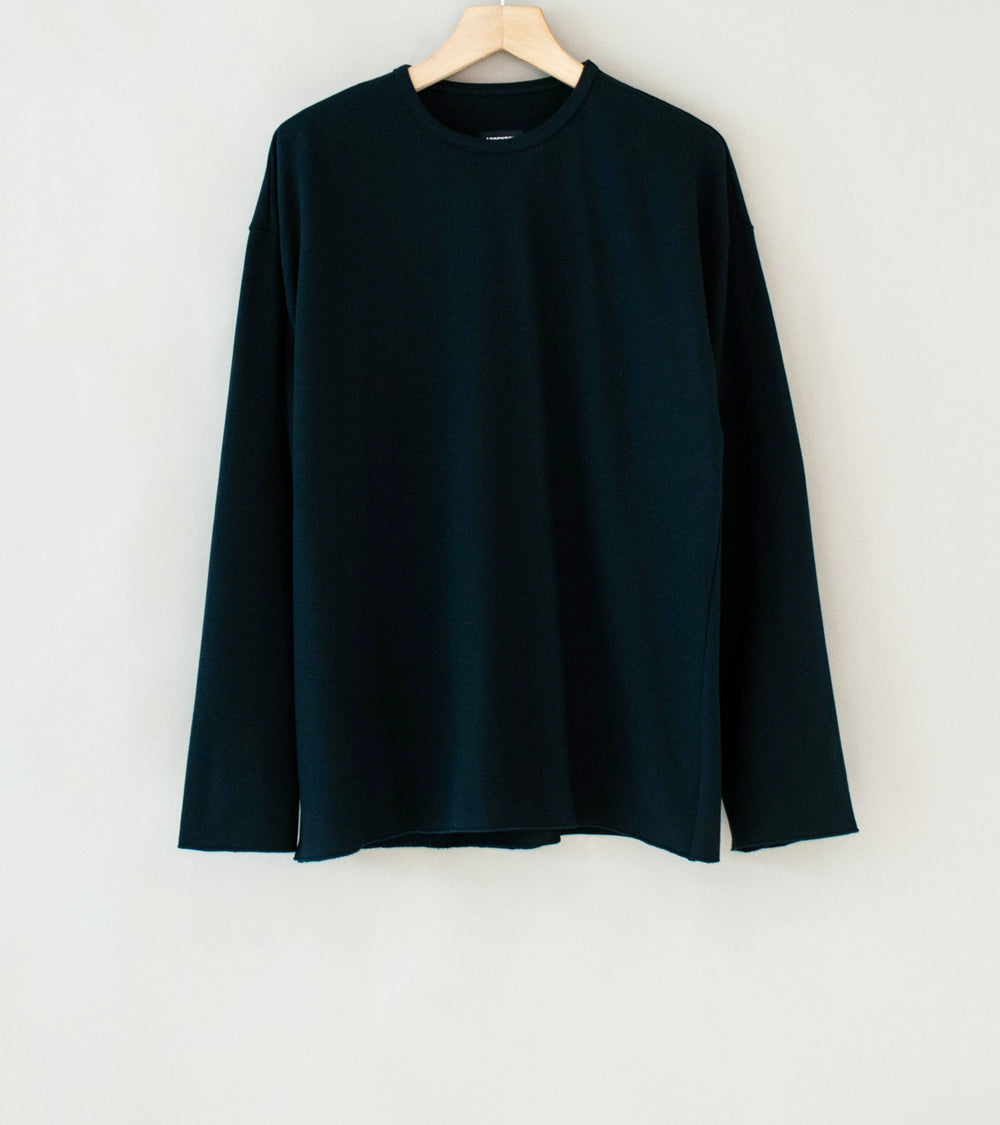 Arpenteur 'Marine Long Sleeve T-Shirt' (Midnight Rachel Cotton Mesh)