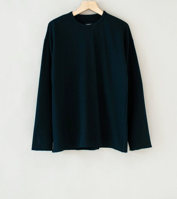Arpenteur 'Marine Long Sleeve T-Shirt' (Midnight Rachel Cotton Mesh)