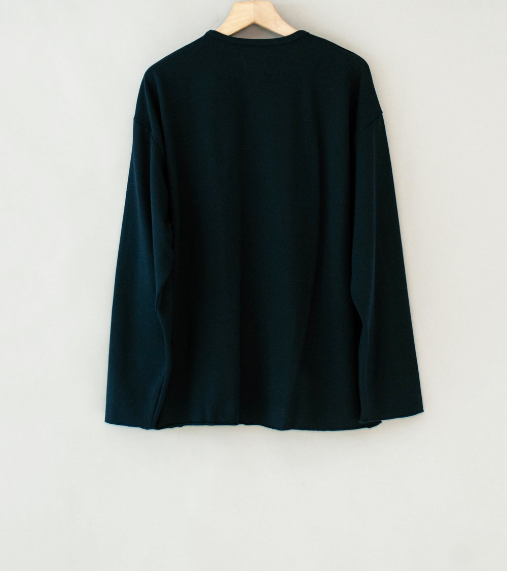 Arpenteur 'Marine Long Sleeve T-Shirt' (Midnight Rachel Cotton Mesh)