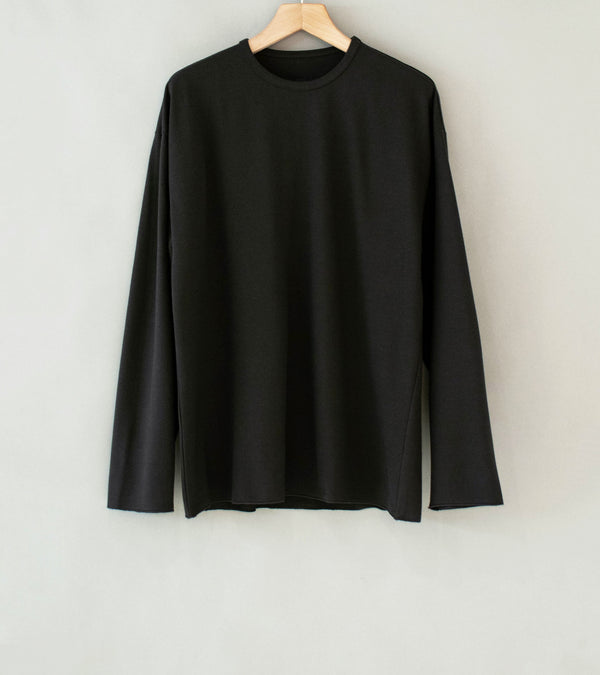 Arpenteur 'Marine Long Sleeve T-Shirt' (Charcoal Rachel Cotton Mesh)